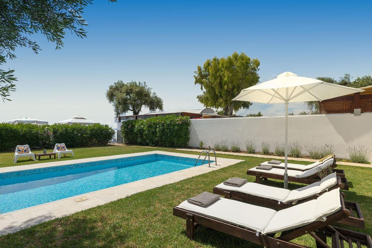 Villa Piedra Del Mar Beachfront By Villa2Be Barbati Ngoại thất bức ảnh