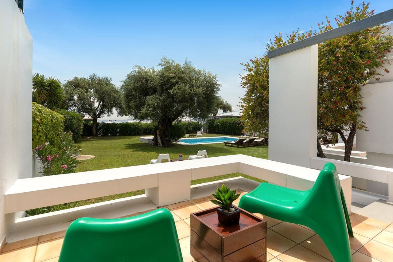 Villa Piedra Del Mar Beachfront By Villa2Be Barbati Ngoại thất bức ảnh