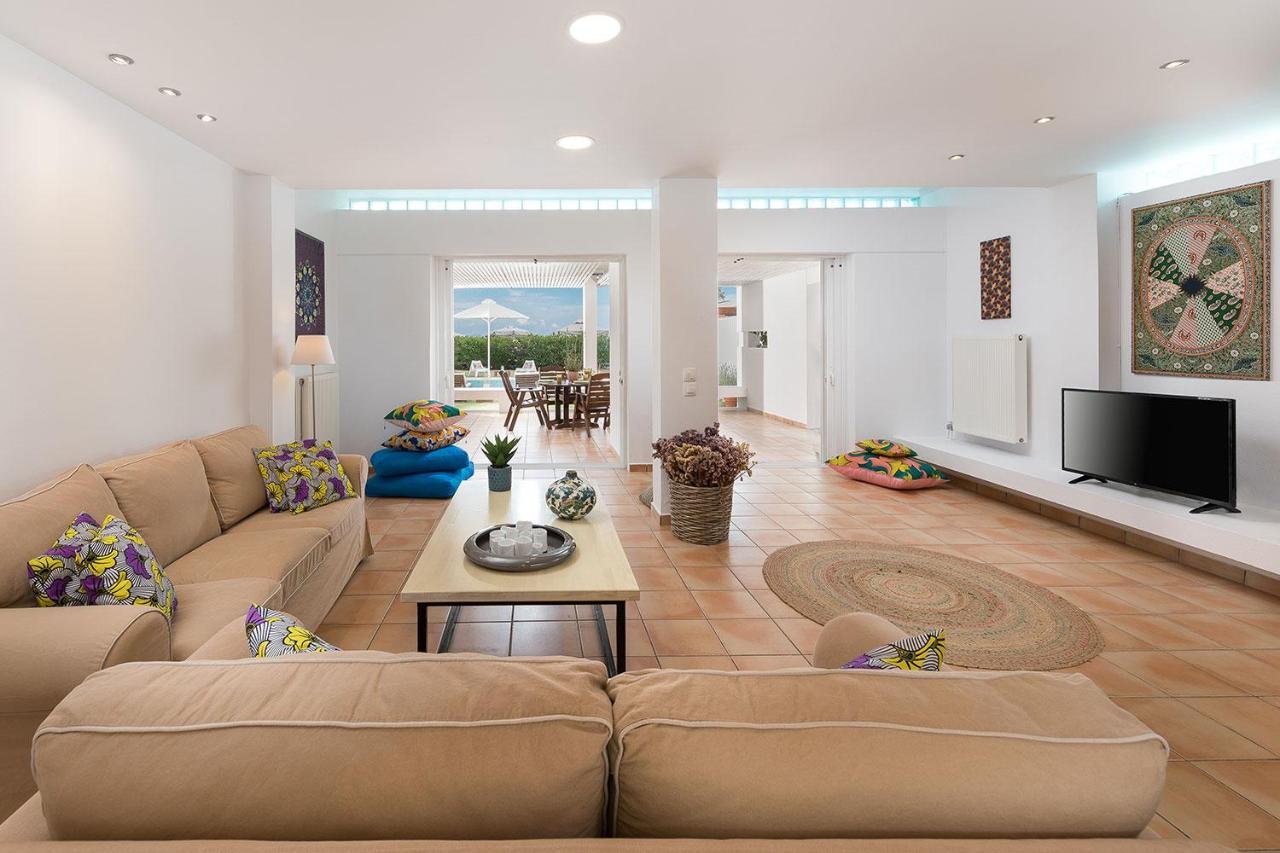 Villa Piedra Del Mar Beachfront By Villa2Be Barbati Ngoại thất bức ảnh